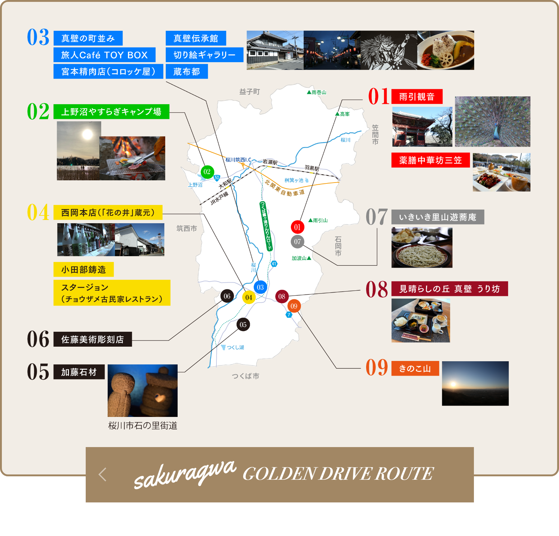 Back to Golden Drive Route